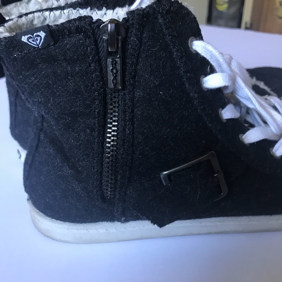 Roxy Fur Lined Zipper High Tops - Picture 4 of 6